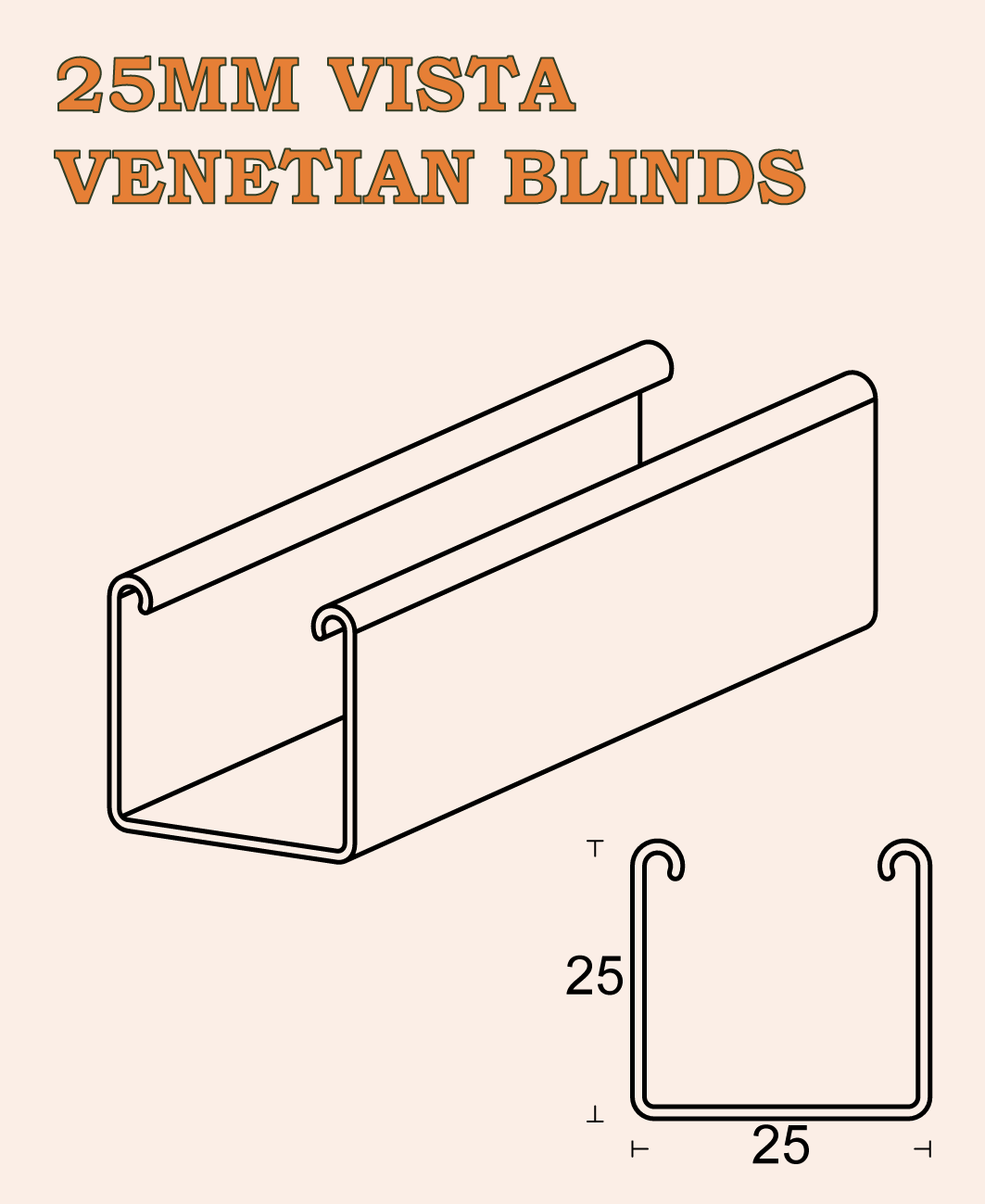25MM VISTA VENETIAN BLINDS
